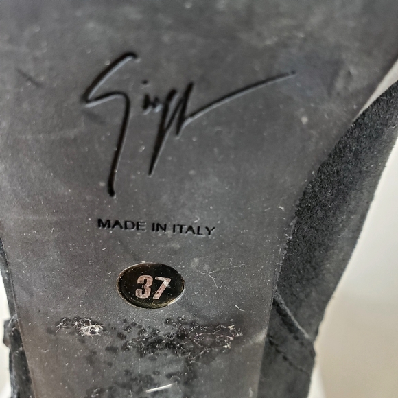 Authantic Giuseppe Zanotti Leather Mid-Calf Boots - Picture 10 of 13